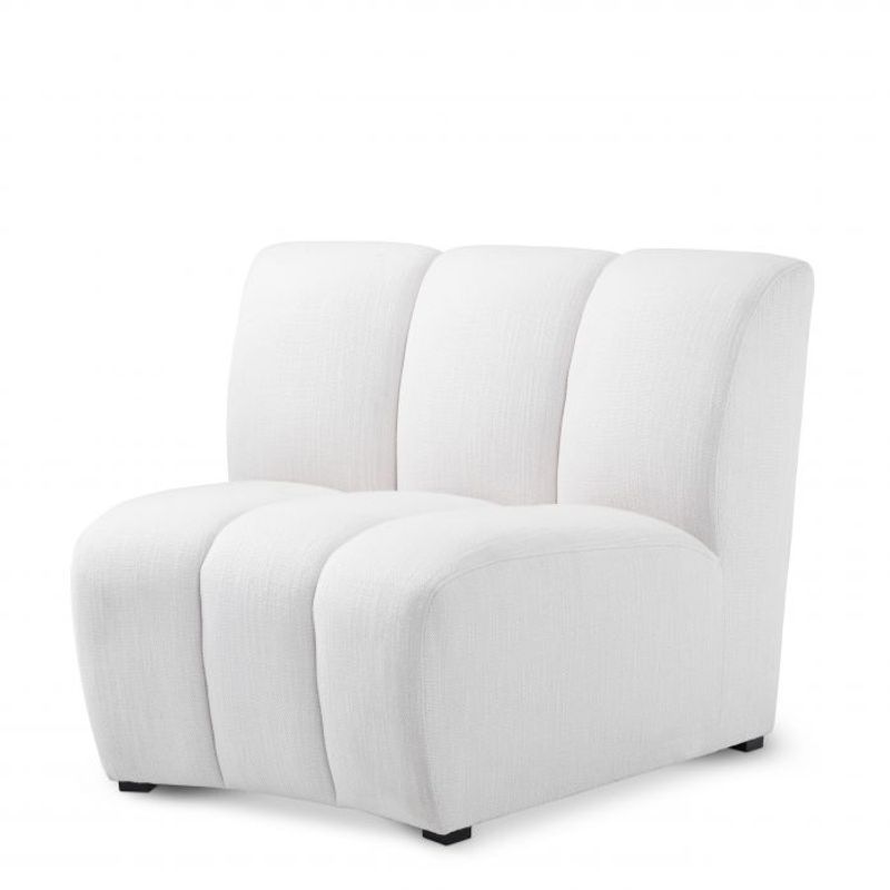 LANDO bue sofa hvit 6 deler Eichholtz