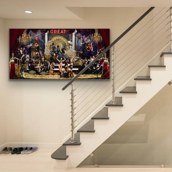 Glass picture Burlesk 90cm x 180cm