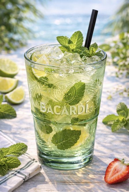 Hovedbilde Bacardi akryl glass sett a 12stk