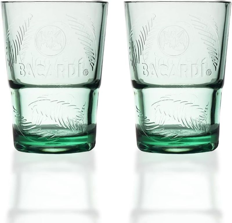 Bacardi akryl glass sett a 12stk