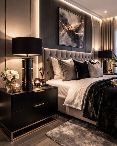 Birmingham bordlampe  black