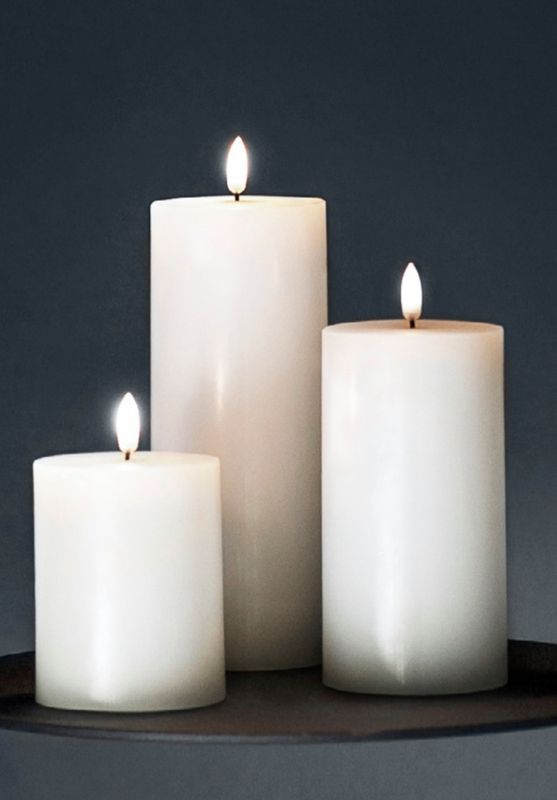 Uyuni LED-kubbelys 8x18cm, nordic white