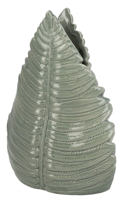 Vase keramikk grønn 18x8x23cm