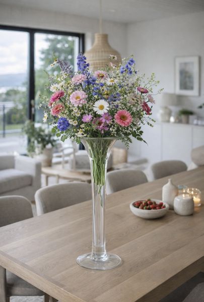 Mira høy glass vase