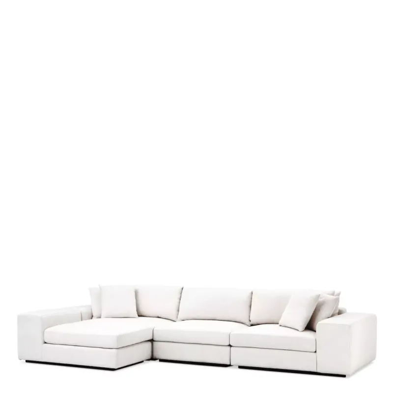SOFA VISTA GRANDE LOUNGE Avalon white | black base
