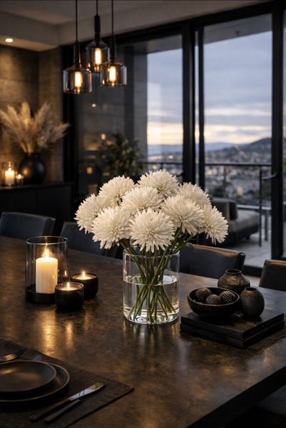 CHRYSANT  WHITE LARGE