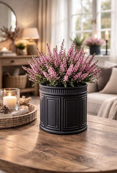 Roma sort matt potte Small