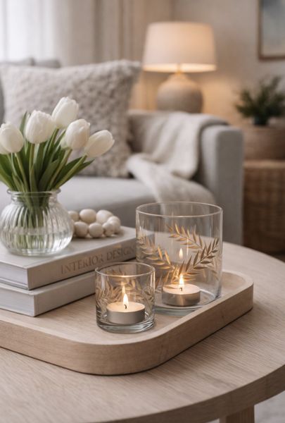 Glass votive H:11cm Medium