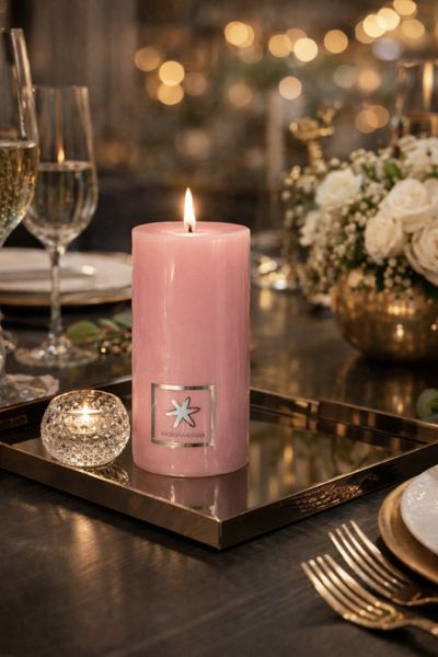 Kubbelys rosa  Ø7 x H15