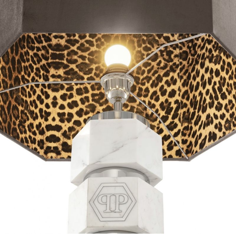 HEXAGON  table lamp White Marble ( Eichholtz )