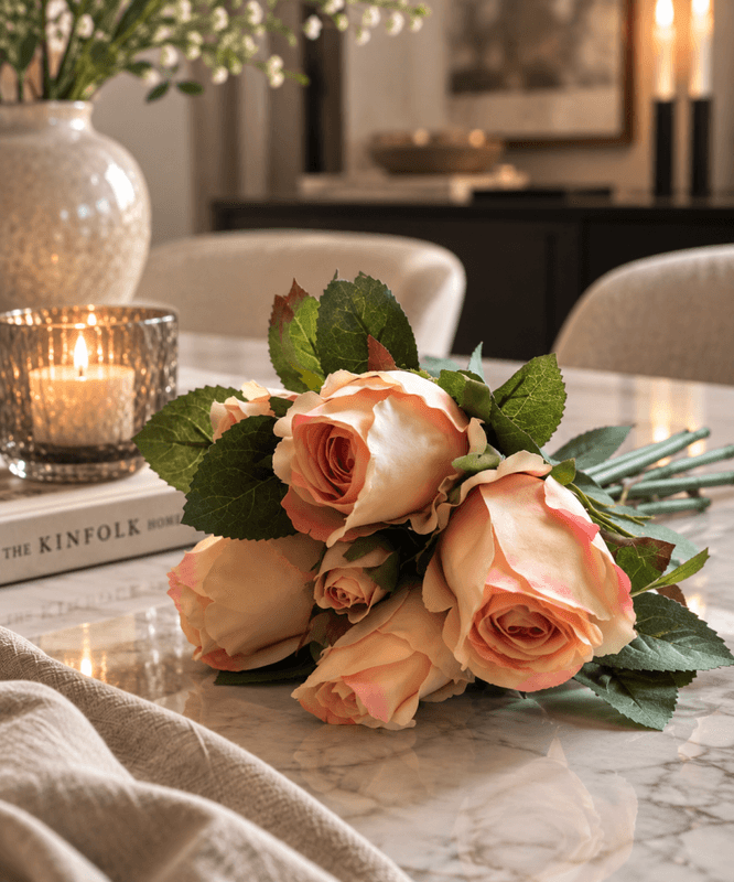 Fersken rose bundt