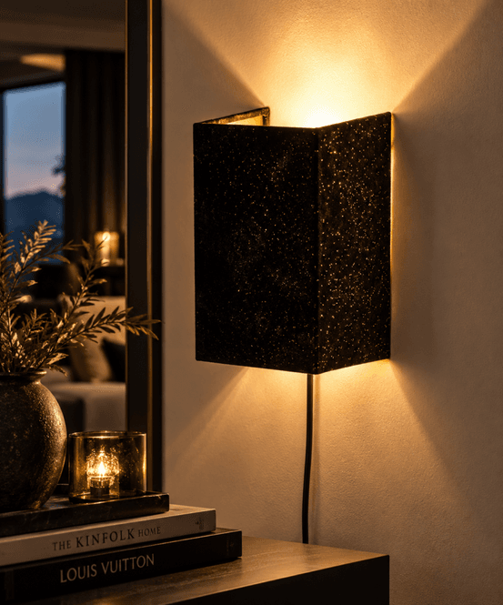 Hovedbilde Pharos vegglampe glitter velour 