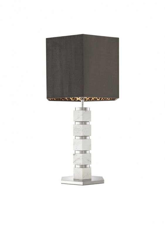 HEXAGON  table lamp White Marble ( Eichholtz )