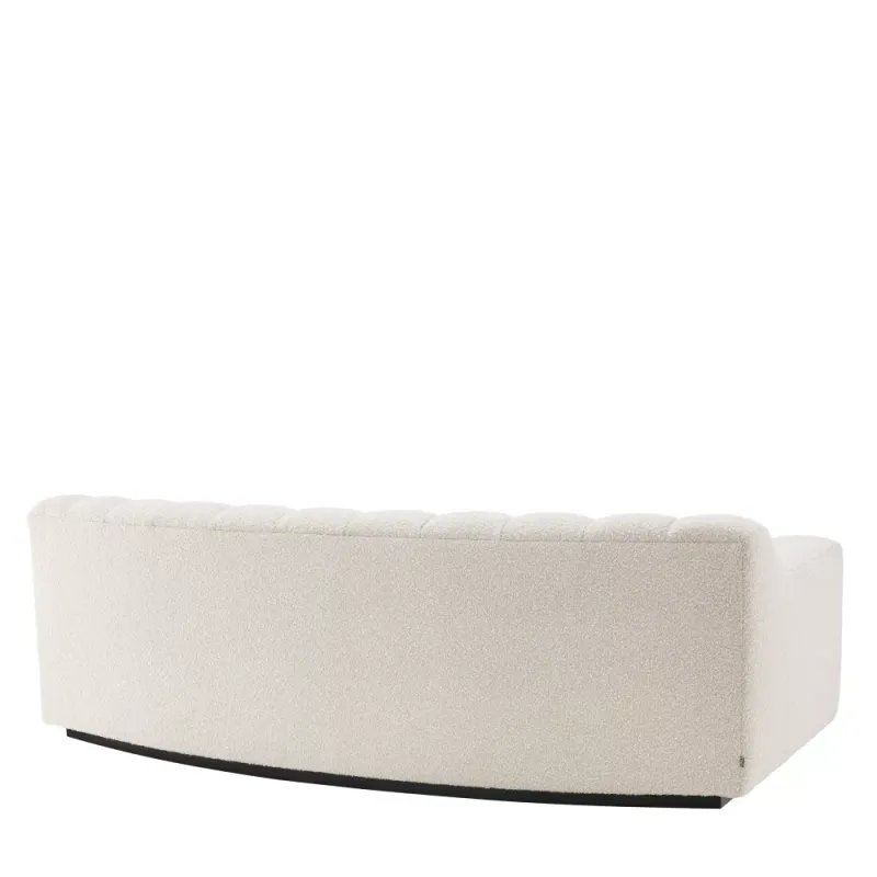 SOFA KELLY S   Bouclé cream | black base