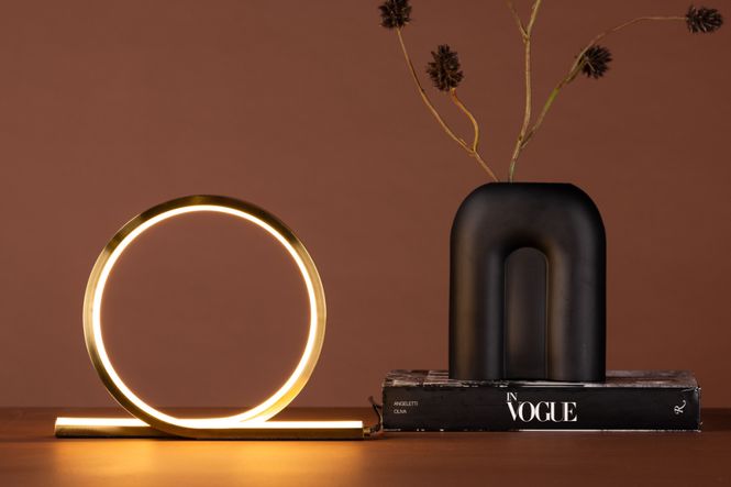 Hovedbilde SAUNIER Bordlampe Gull